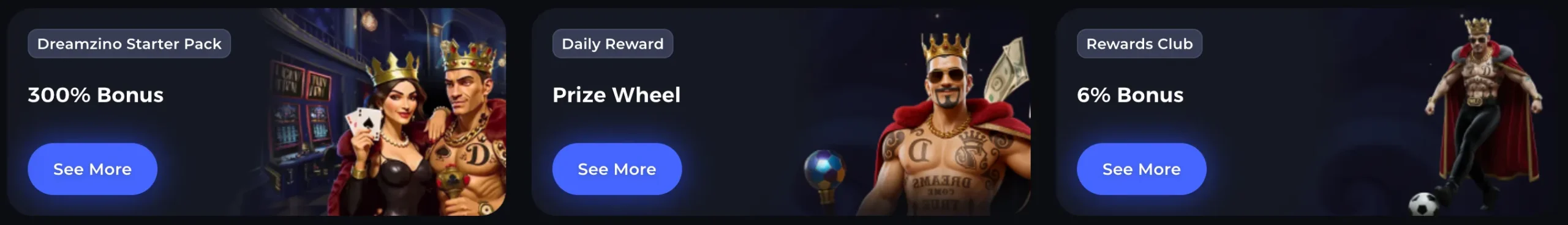 Overview of current promotions and offers at Dreamzino casino